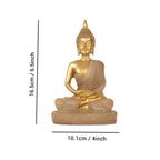 Tied Ribbons Lord Buddha Meditating Statue Idol