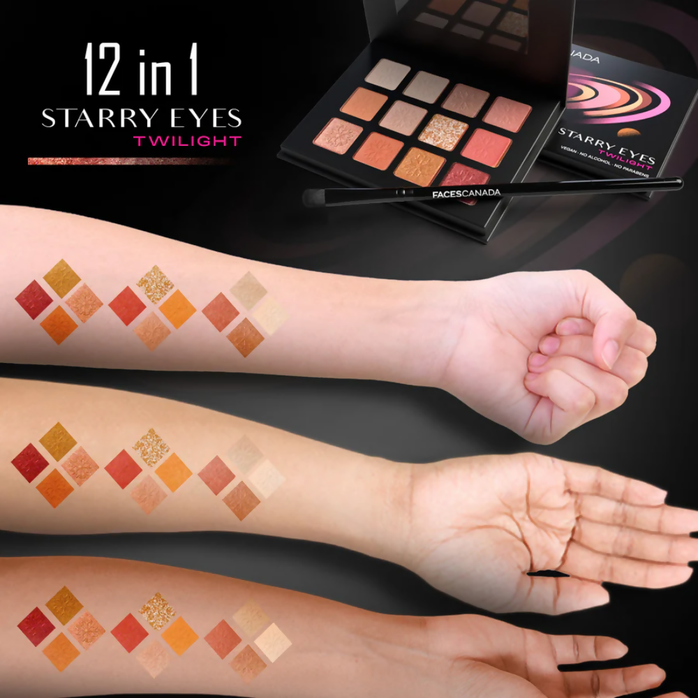 Faces Canada Starry Eyes Eye Shadow Palette - Twilight