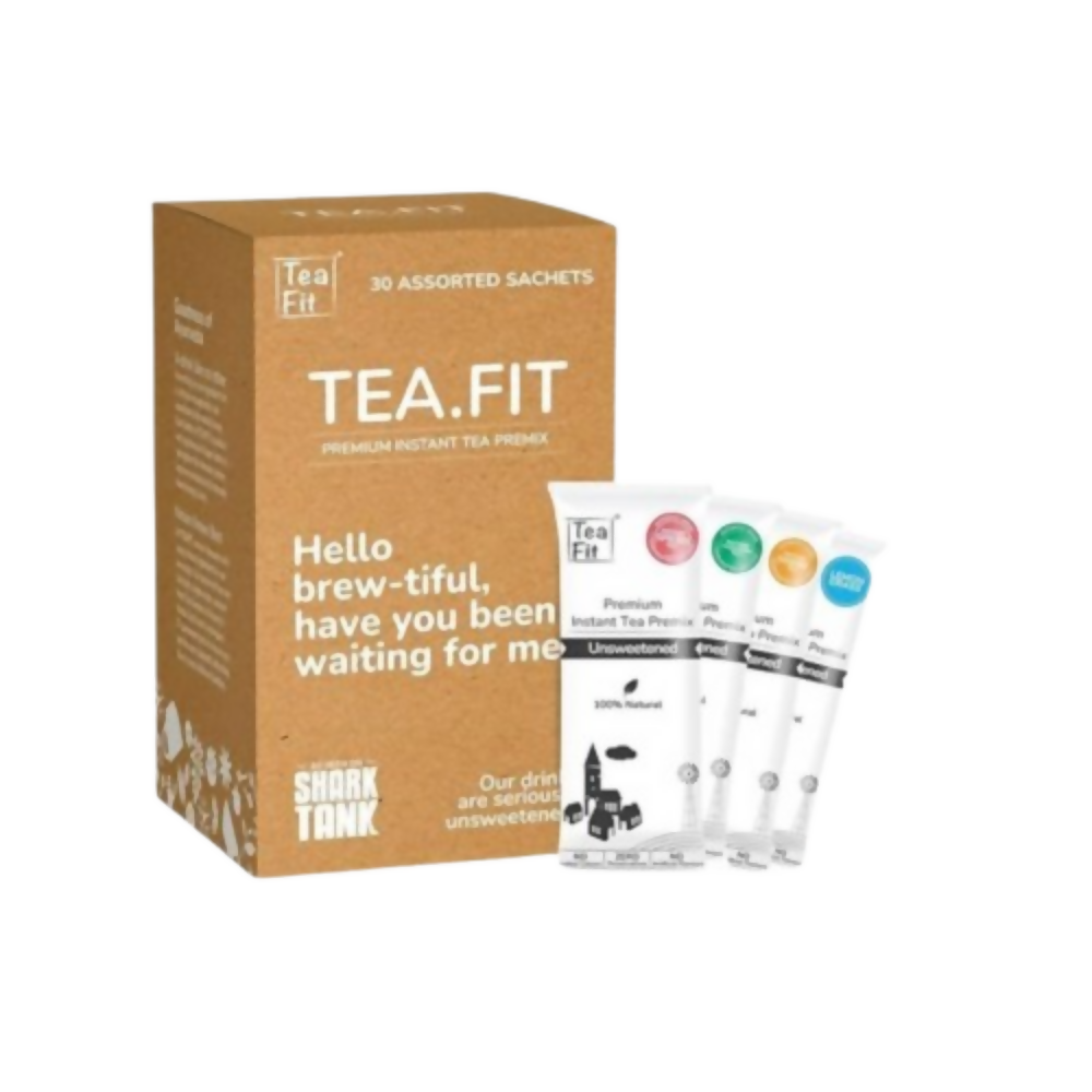 TeaFit Premium NO SUGAR Instant Assorted Tea Premix - Distacart
