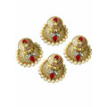 Fancy Kumkum Holders with Pearls and Kundans - 1 Piece