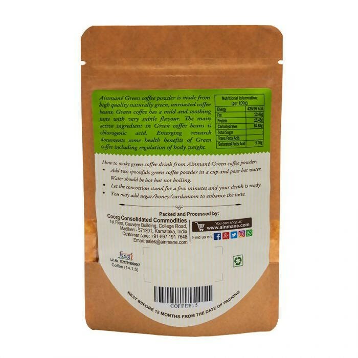 Ainmane Green Coffee Powder