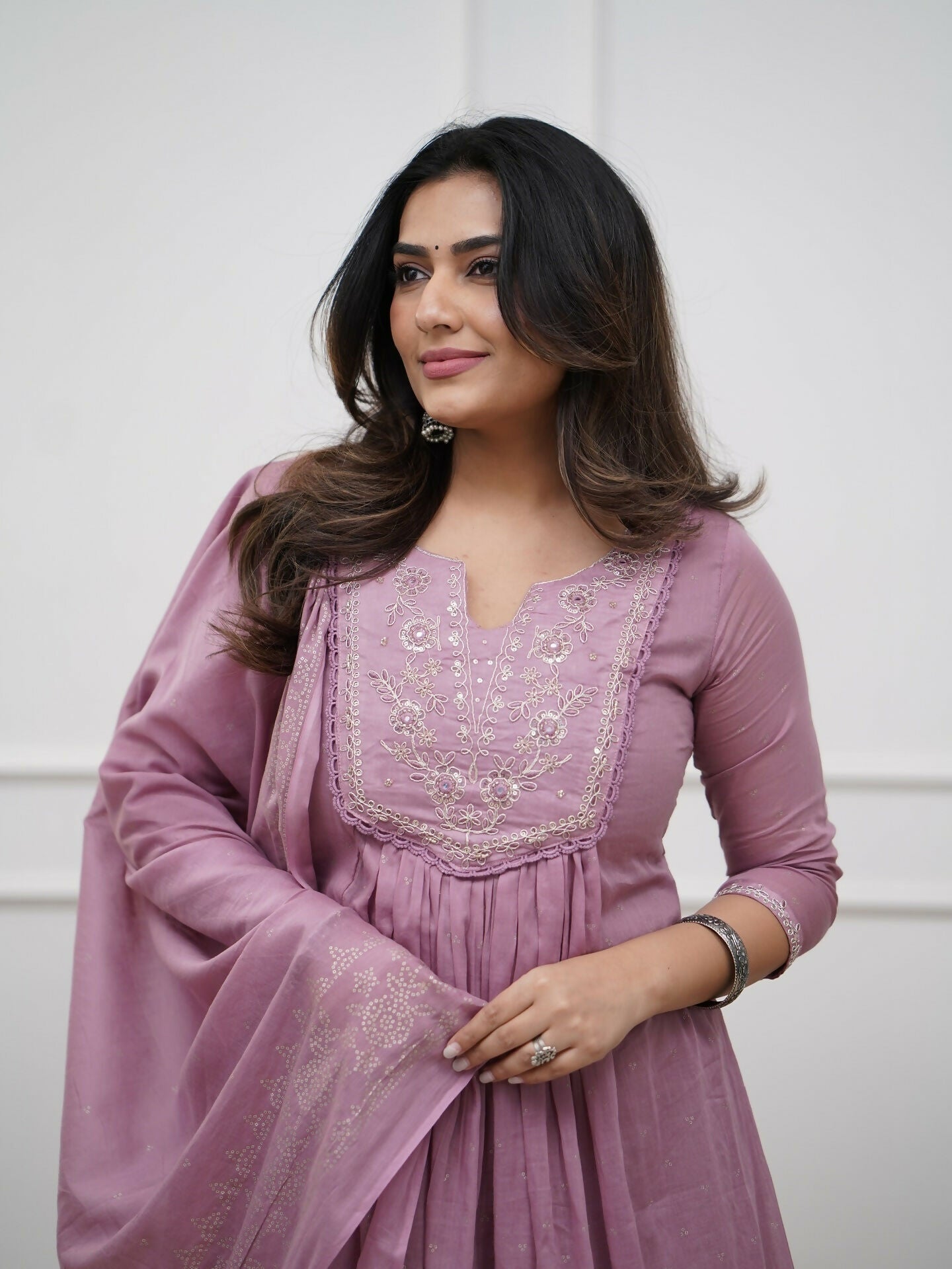 The52 Women's Beautiful Cotton Fabric Embroidery Work Straight Kurta Pant and Dupatta Set - Distacart