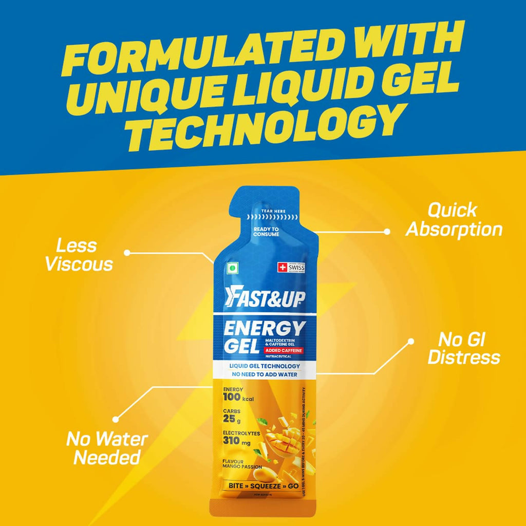 Fast&Up Energy Gel-Orange Blast Flavour - Distacart