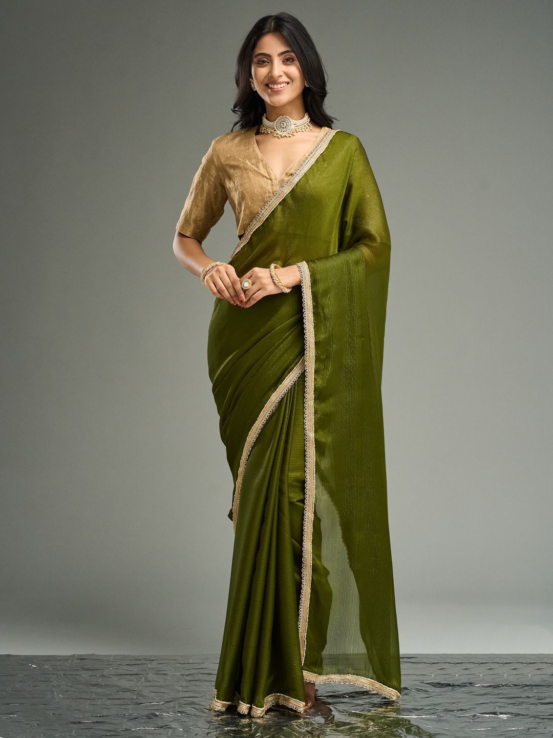 kasee Embellished EmbroideredSaree - Distacart