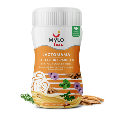 Mylo Care Lactomama Granules For Breastfeeding With Shatavari (Kesar Badam)