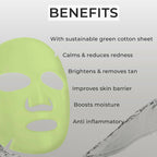 Professional O3+ Cicalm Glow Sheet Mask With Cica For D-Tan & Glow - Distacart