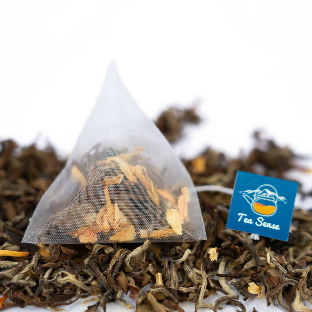 Tea Sense Jasmine White Tea Bags Box - Distacart