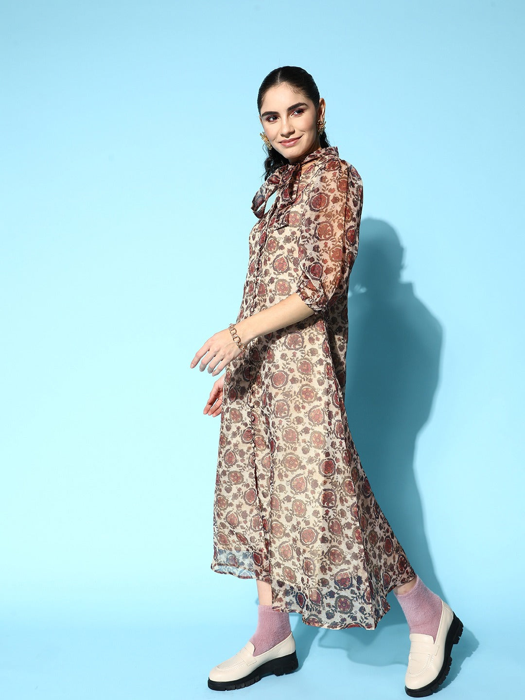 Yufta A-Line Maxi Dress - Distacart
