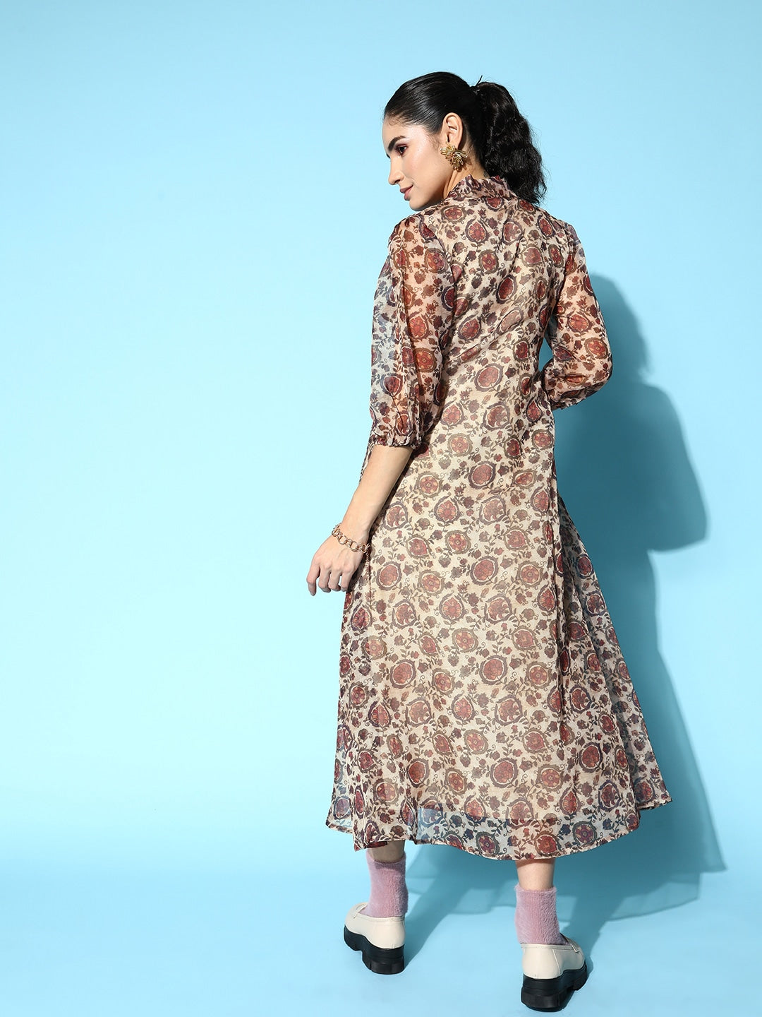 Yufta A-Line Maxi Dress - Distacart
