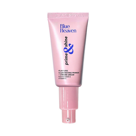 Blue Heaven Prime & Shine Flawless lluminating Primer & Strobe Cream - Silver Pink