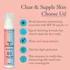 Glamveda Korean Glass Skin Rice & Ceramide Dewy Sunscreen Spf 50 Pa+++