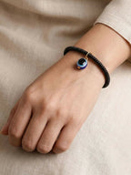 NVR Black Evil Eye Spring Ring Bracelet for Men & Women - Distacart