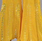 Mominos Fashion Yellow Mirror Palazzo