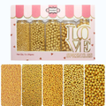 all that glitters gold disco balls assorted sprinkles db 12 100g
