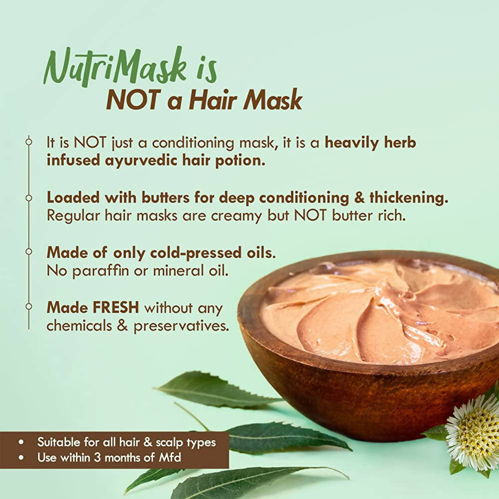 Nat Habit Neem & Bhringraj Fresh Hair Nutri Mask - Distacart