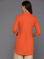Ahalyaa Women's Traditional Wear Tunic - Orange