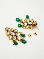 Kundan Neckpiece With Earrings - Ruby Raang - Distacart