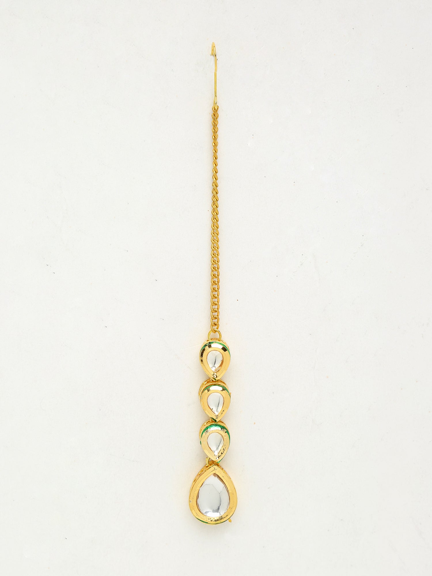 Kundan Maang Tikka - Ruby Raang - Distacart