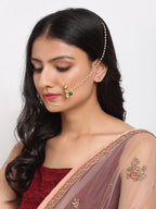 Kundan Nose Ring - Ruby Raang - Distacart
