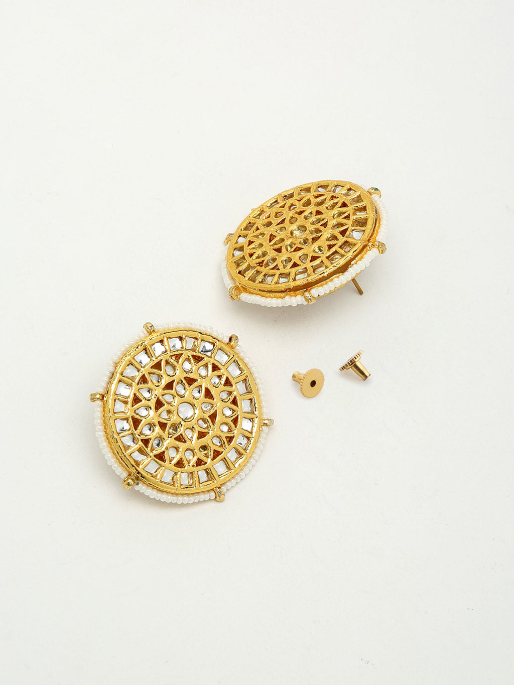 Kundan Earrings - Ruby Raang - Distacart