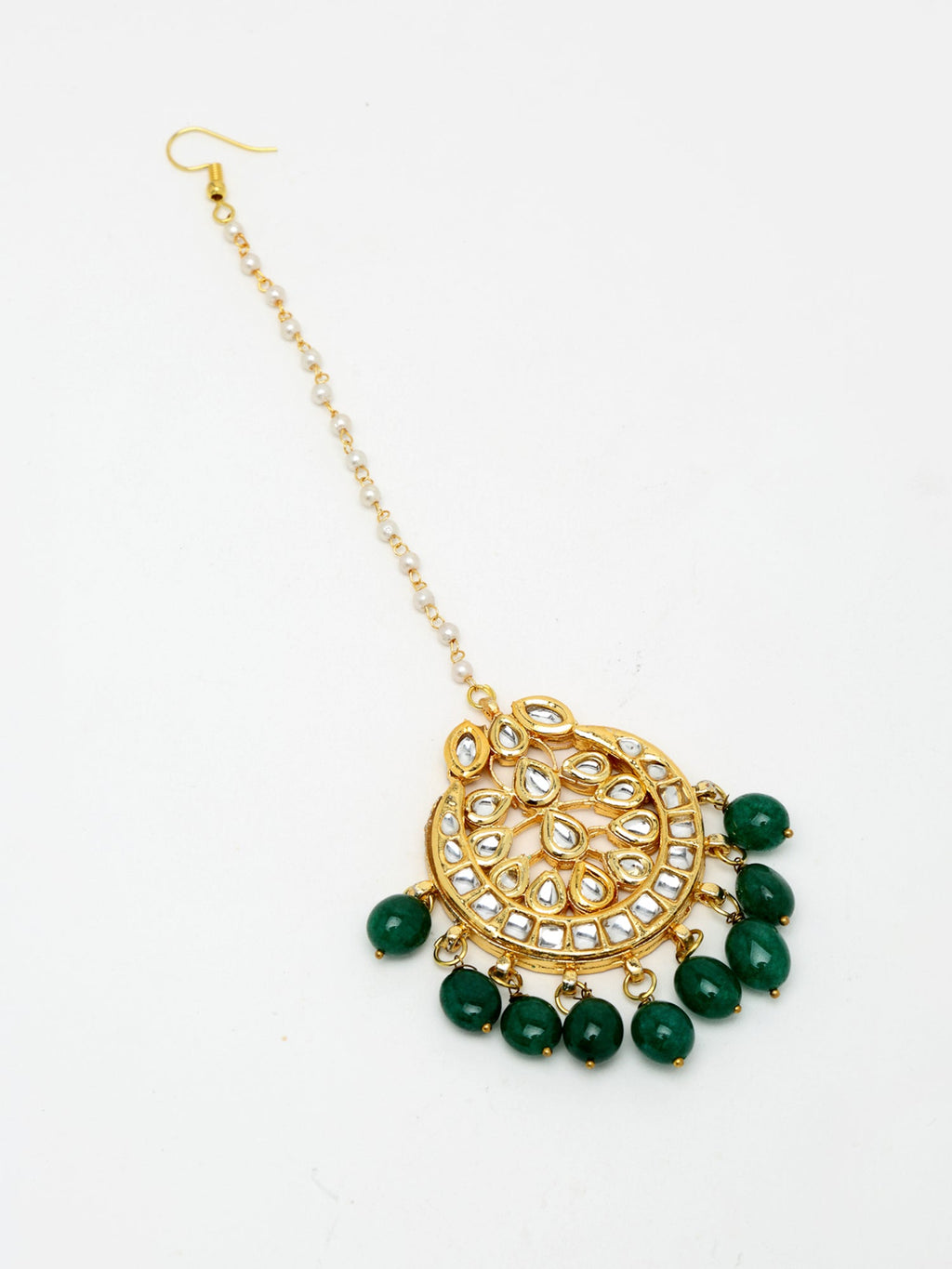 Kundan Maang Tikka - Ruby Raang - Distacart