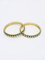 Meenakari Bangles Set Of 2 - Ruby Raang - Distacart