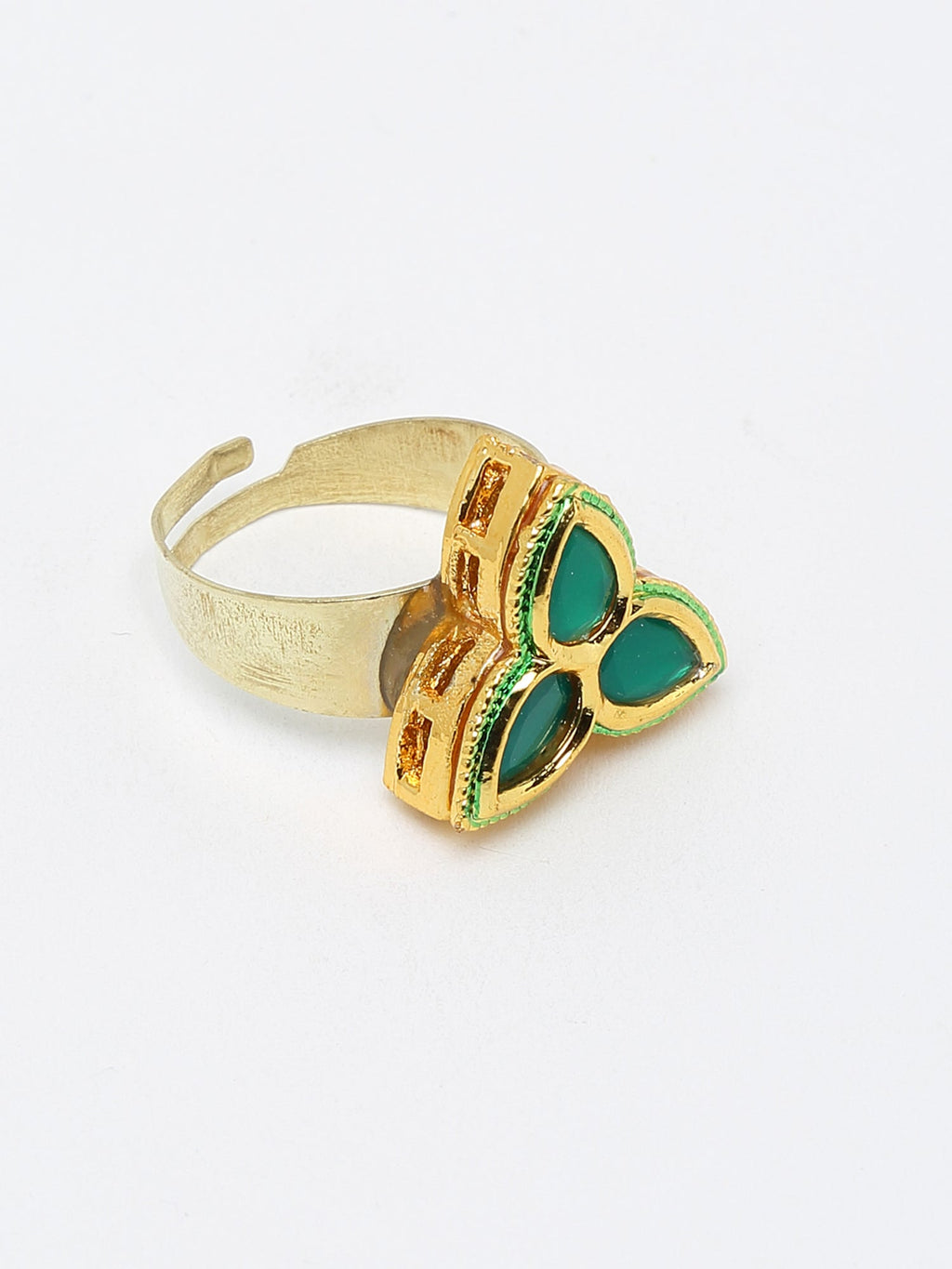 Kundan Ring - Ruby Raang - Distacart