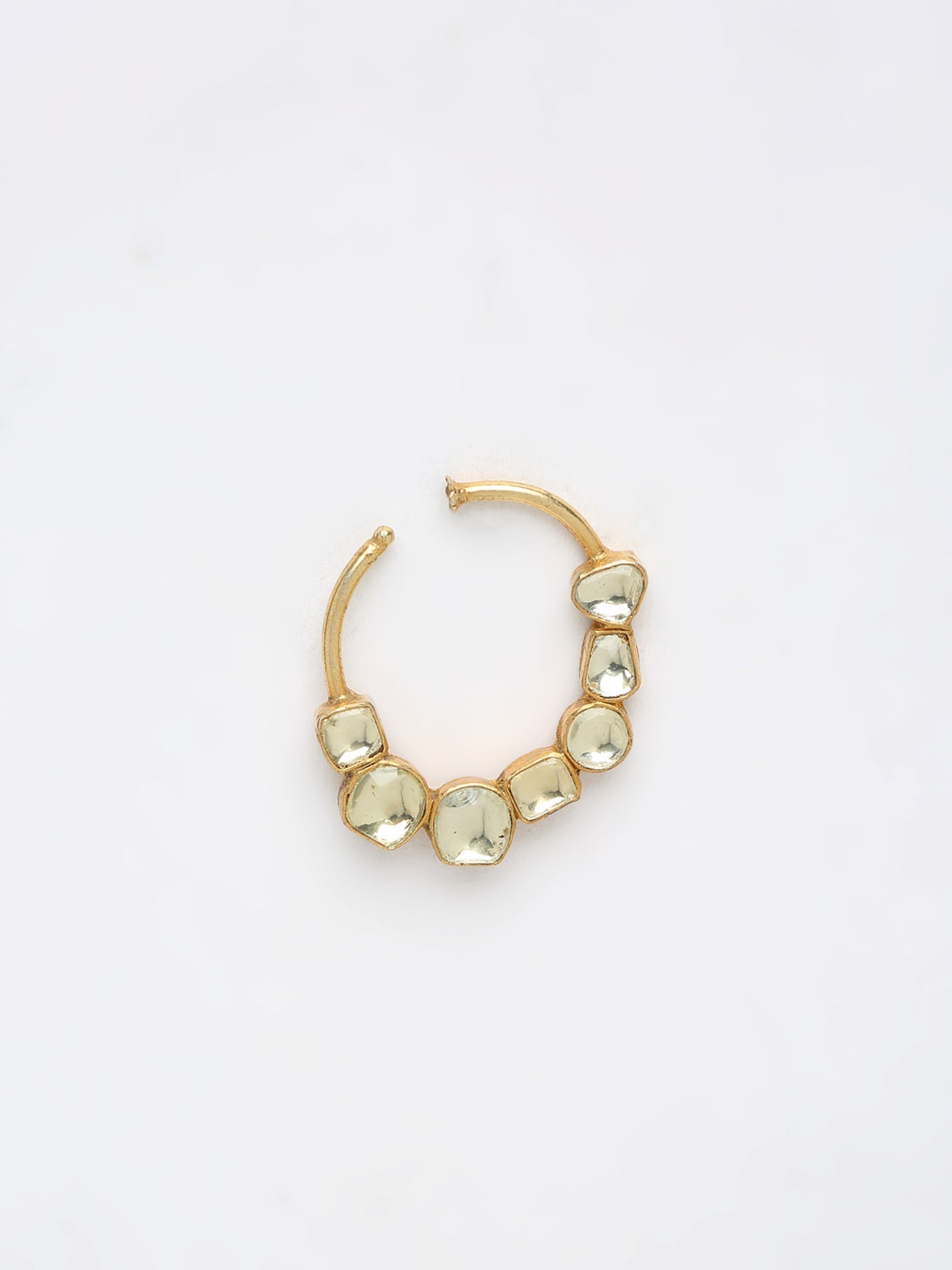 Kundan Nose Ring - Ruby Raang - Distacart