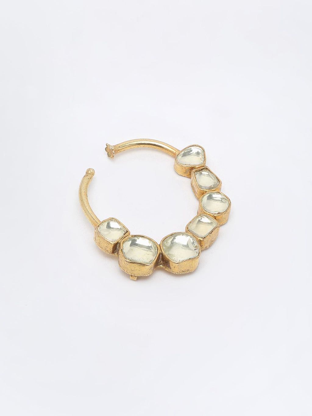 Kundan Nose Ring - Ruby Raang - Distacart