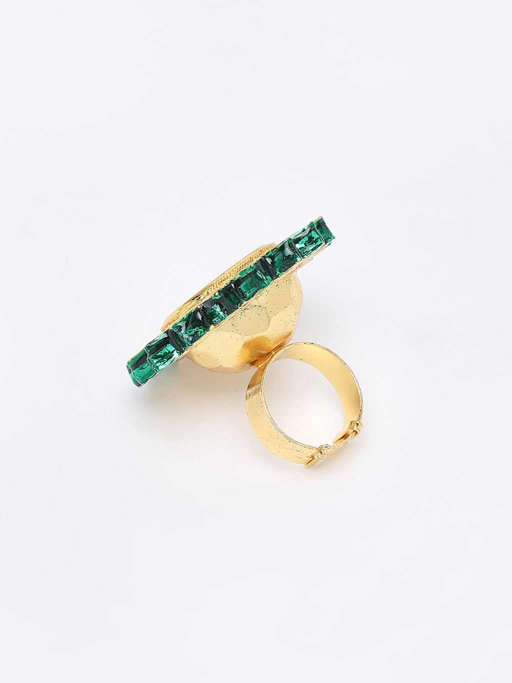 Kundan Cocktail Ring - Ruby Raang - Distacart