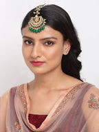 Kundan Maang Tikka - Ruby Raang - Distacart