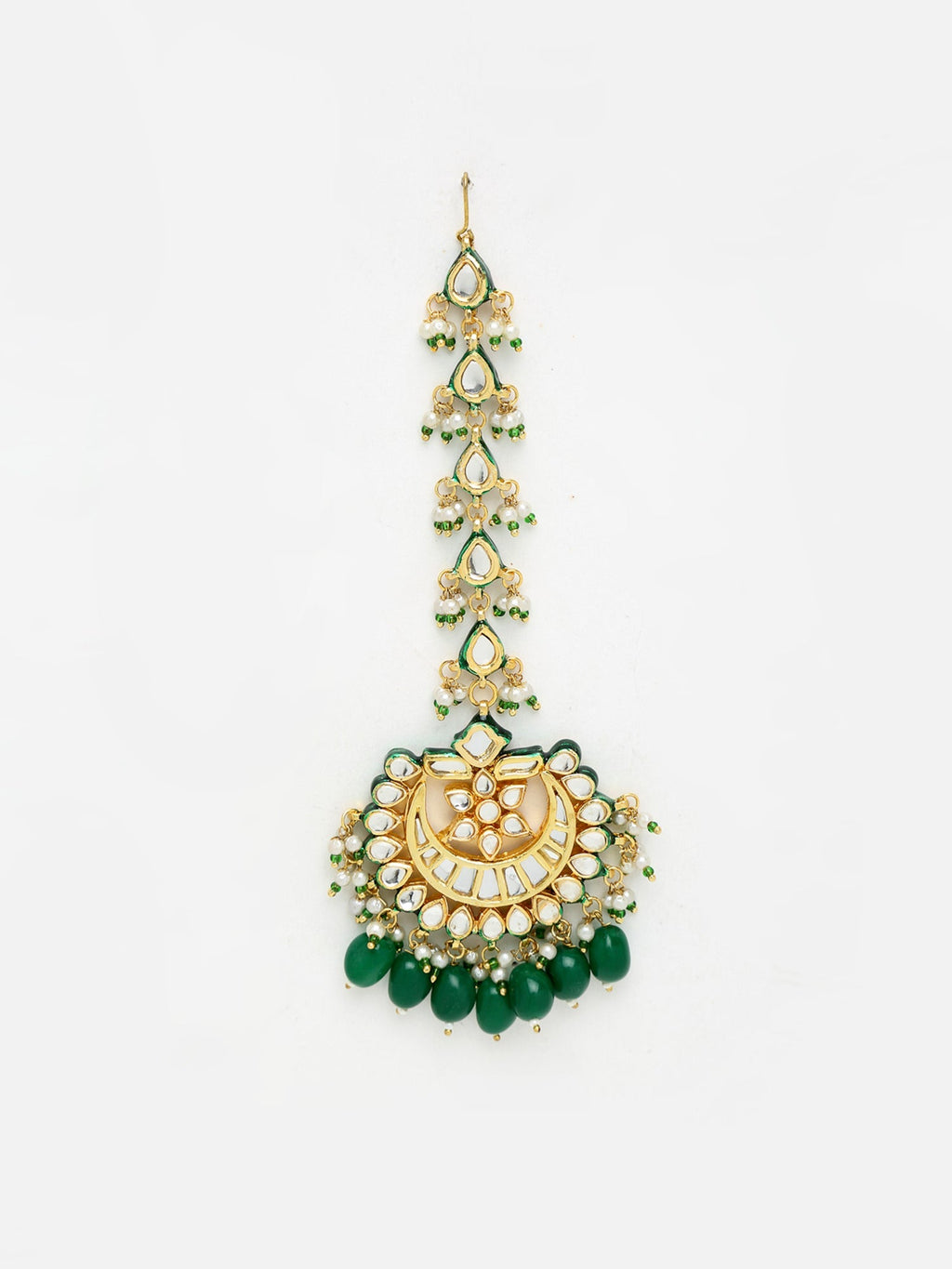 Kundan Maang Tikka - Ruby Raang - Distacart