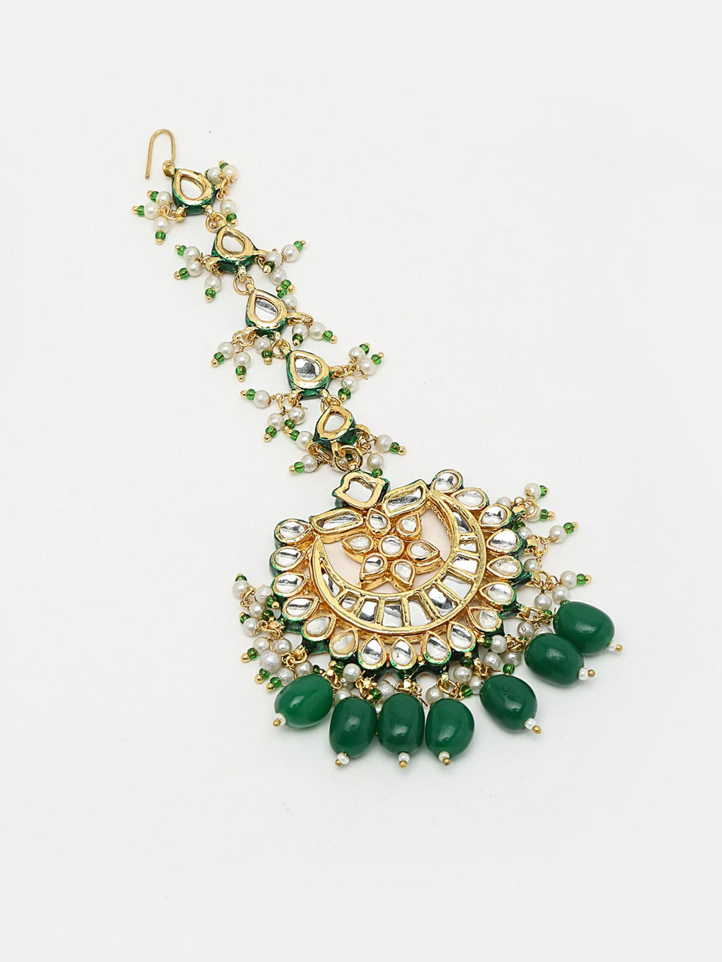 Kundan Maang Tikka - Ruby Raang - Distacart