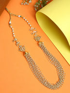 Pearl Jhumki Necklace - Ruby Raang - Distacart