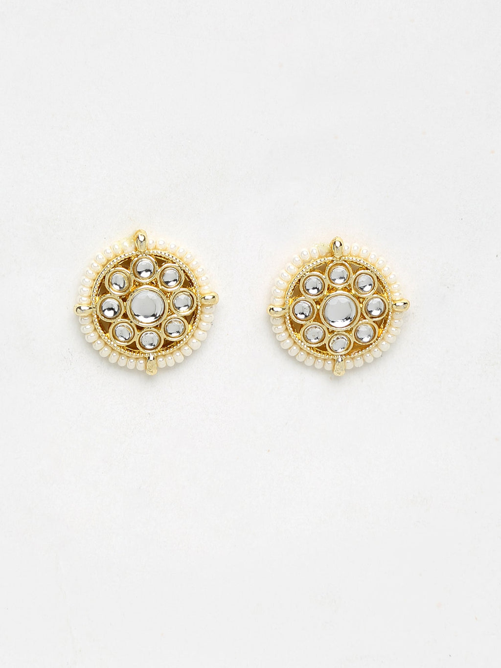 Kundan Studs - Ruby Raang - Distacart