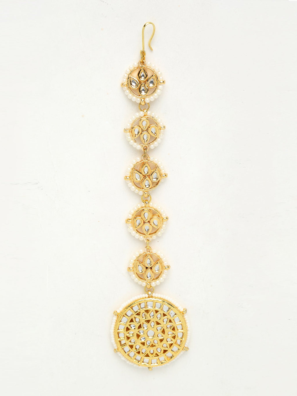 Kundan Maang Tikka - Ruby Raang - Distacart