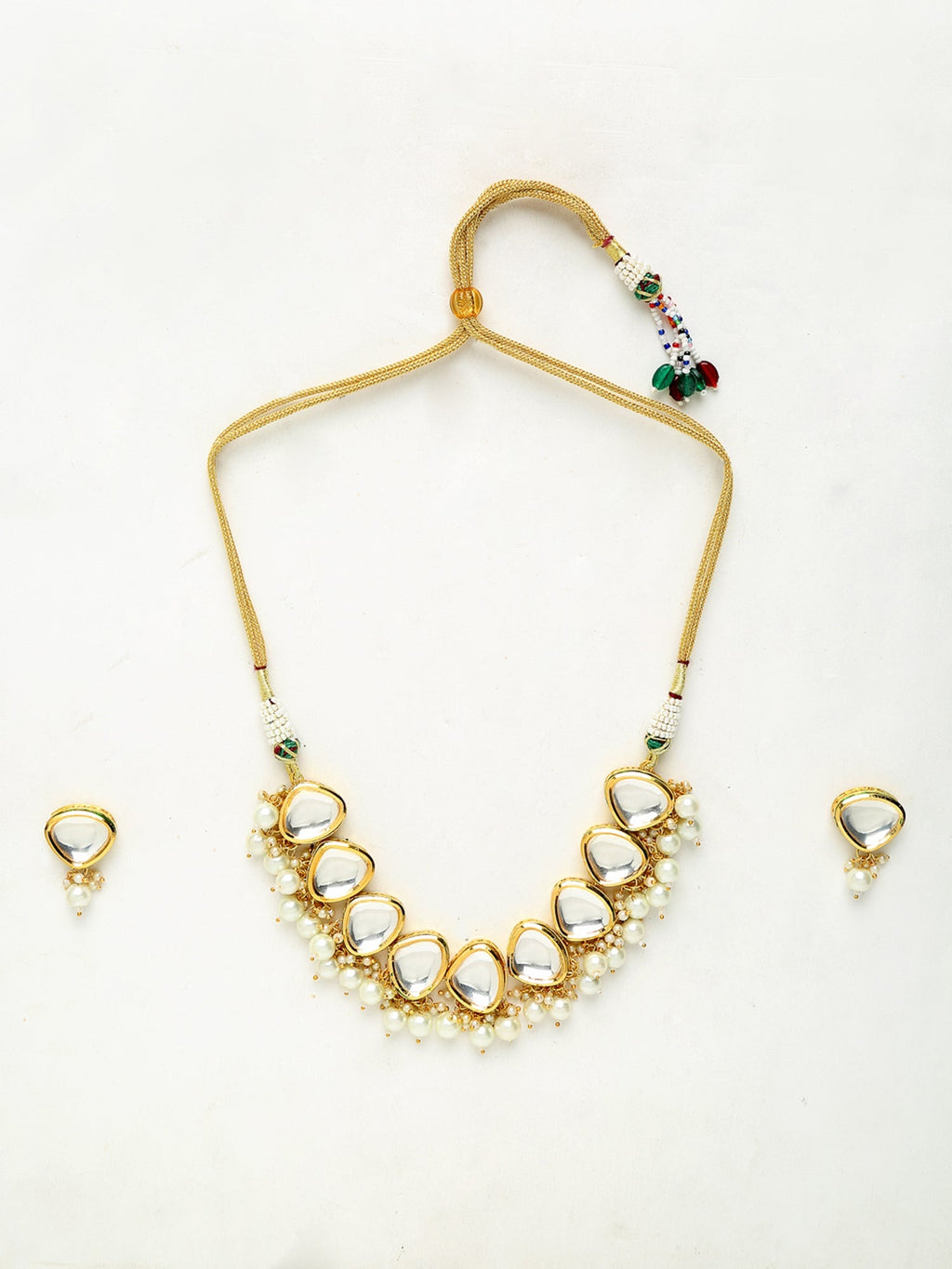 Kundan Choker With Studs - Ruby Raang - Distacart