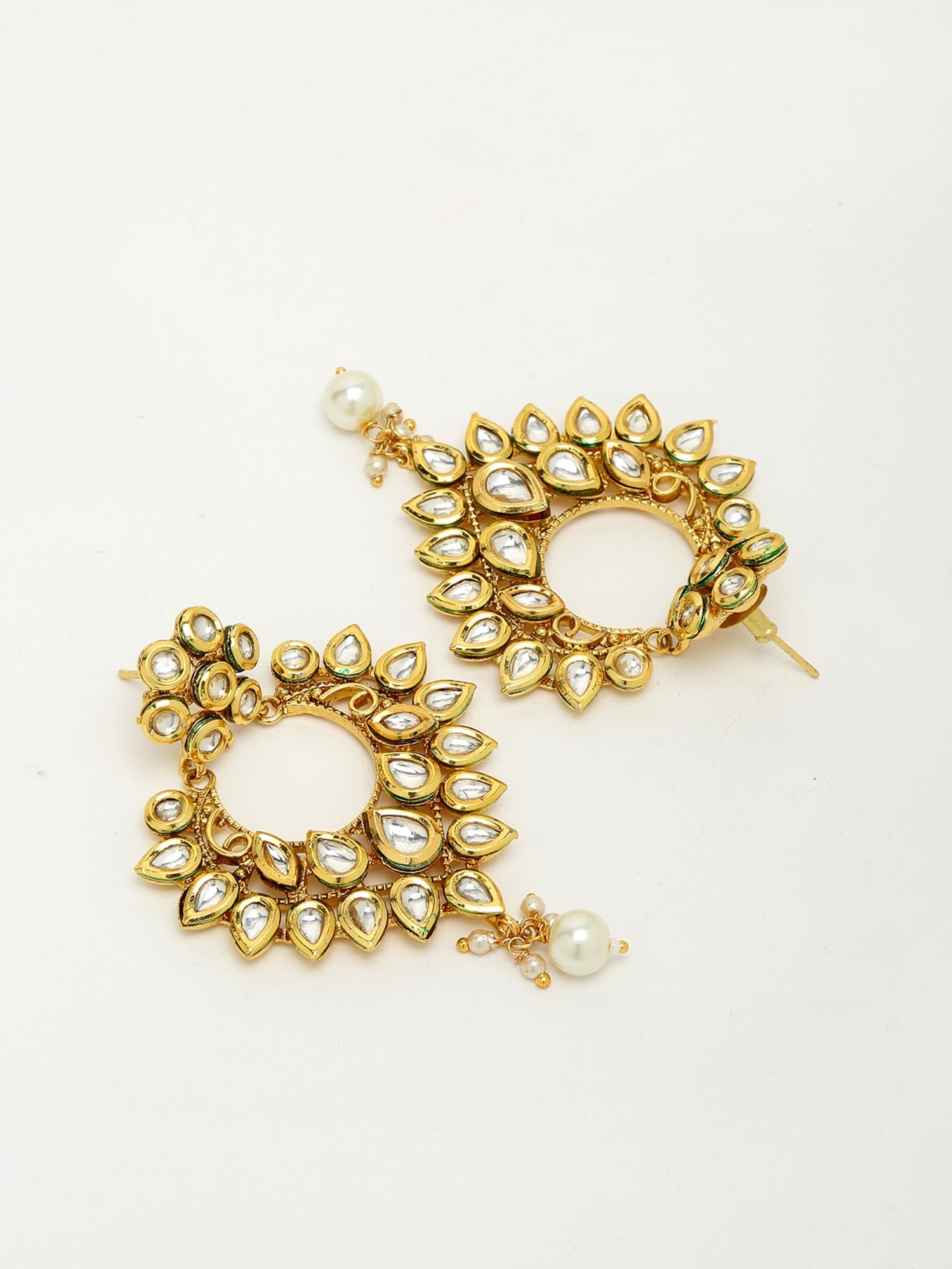 Kundan Earrings - Ruby Raang - Distacart
