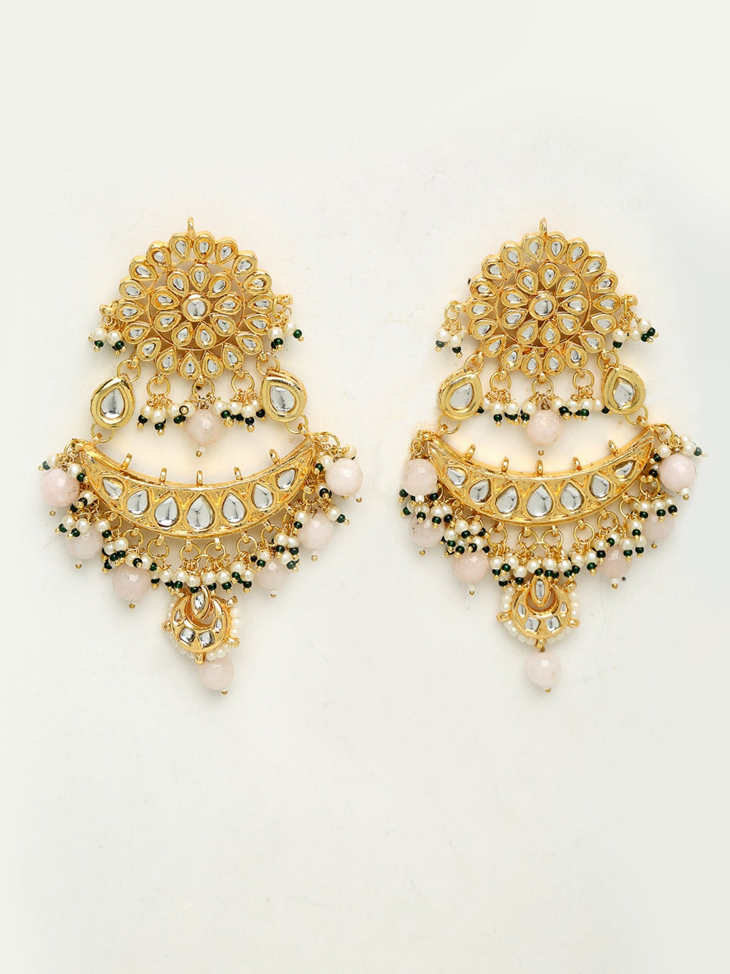 Kundan Earrings - Ruby Raang - Distacart