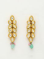 Kundan Neckpiece With Earrings And Maang Tikka - Ruby Raang - Distacart