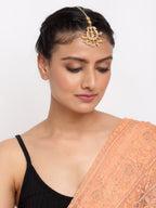 Kundan Maang Tikka - Ruby Raang - Distacart