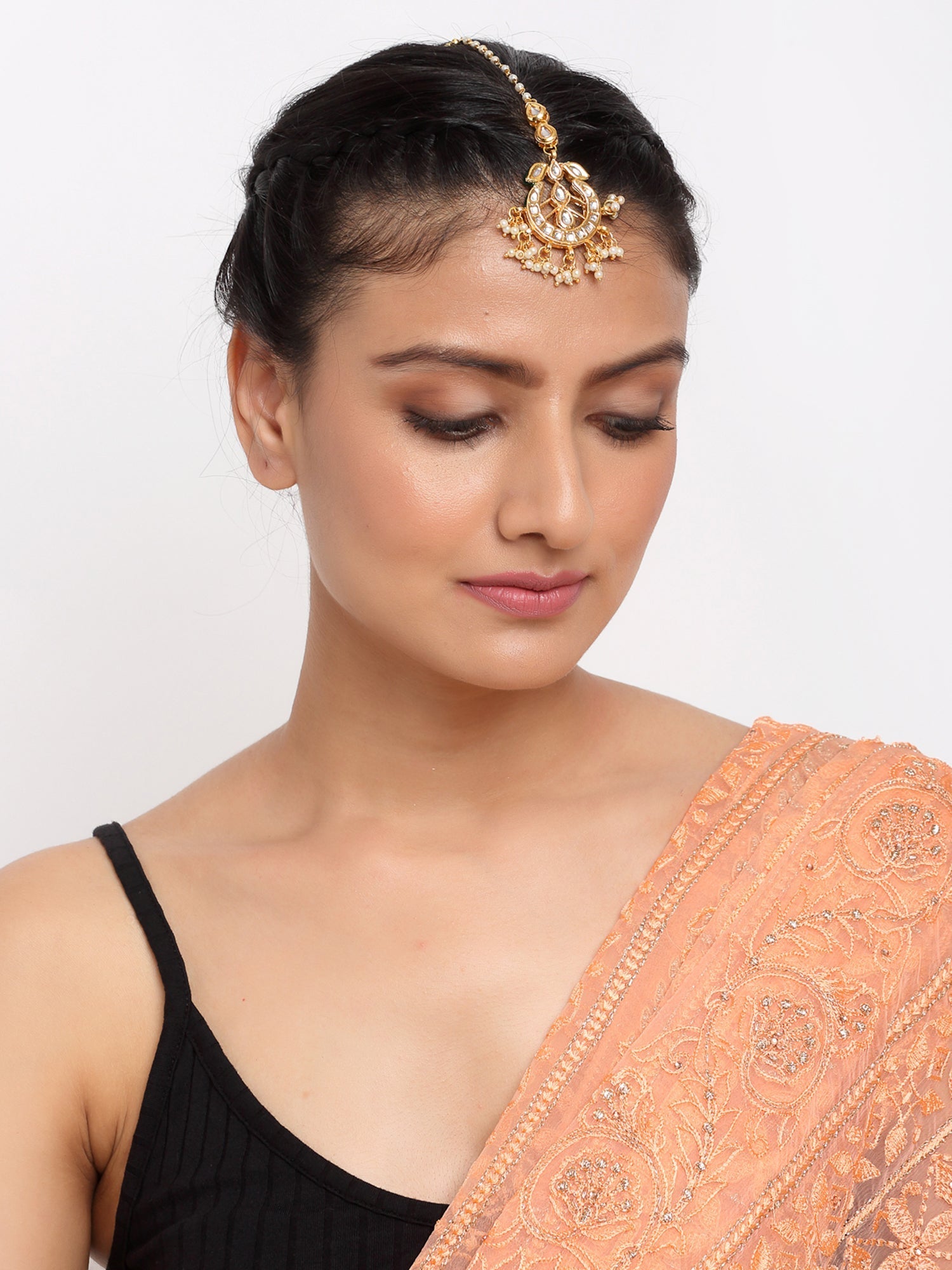 Kundan Maang Tikka - Ruby Raang - Distacart