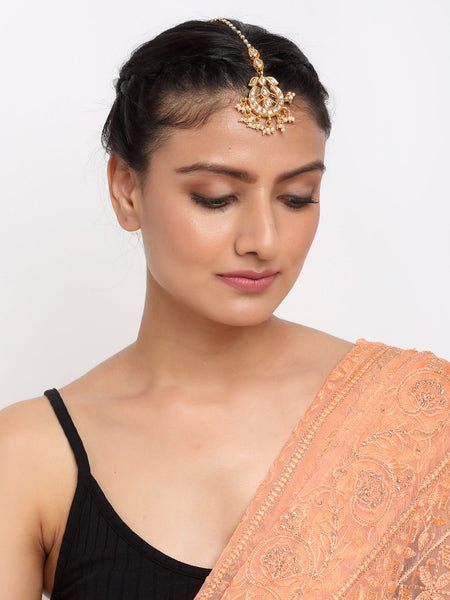 Kundan Maang Tikka - Ruby Raang