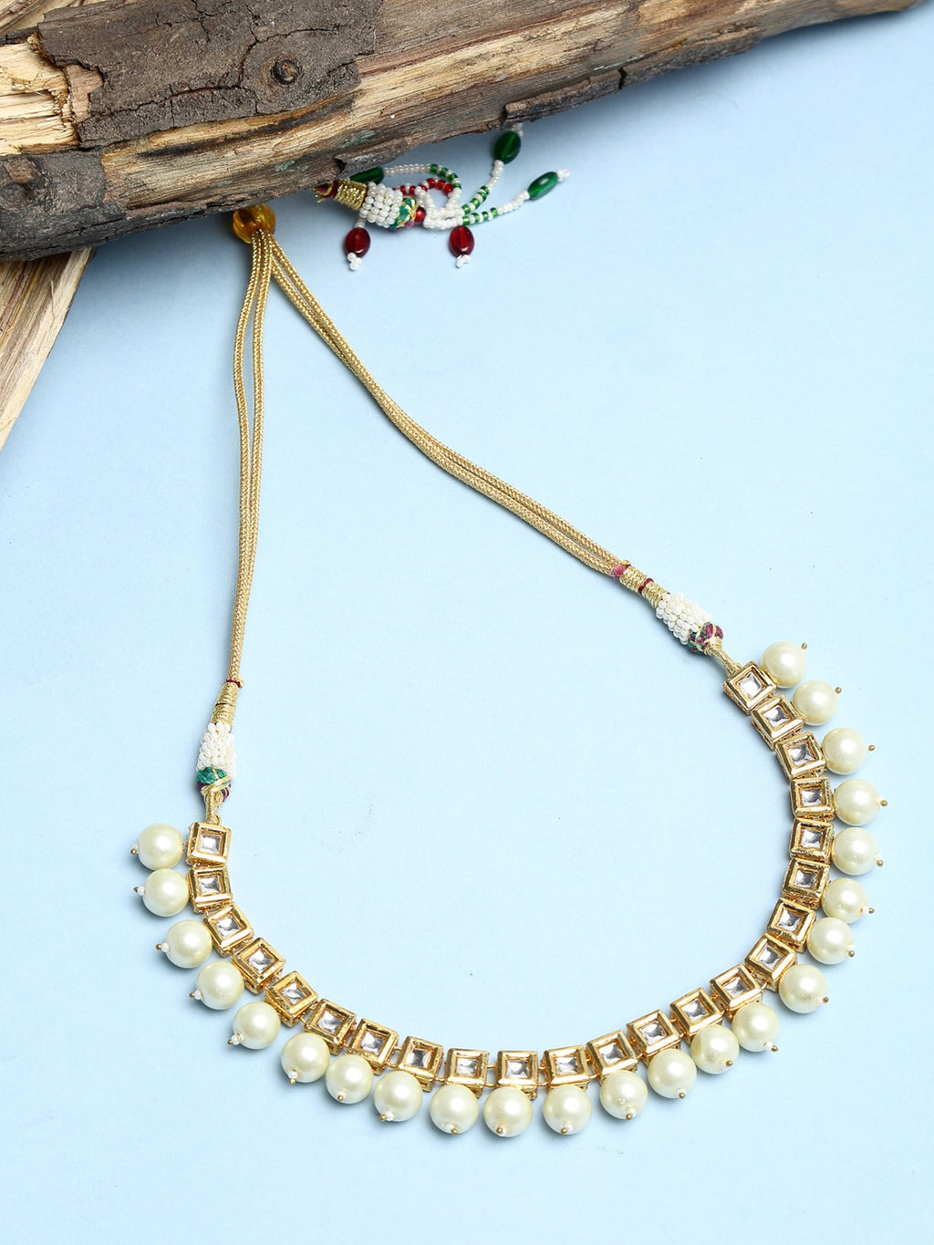 Kundan Neckpiece - Ruby Raang - Distacart
