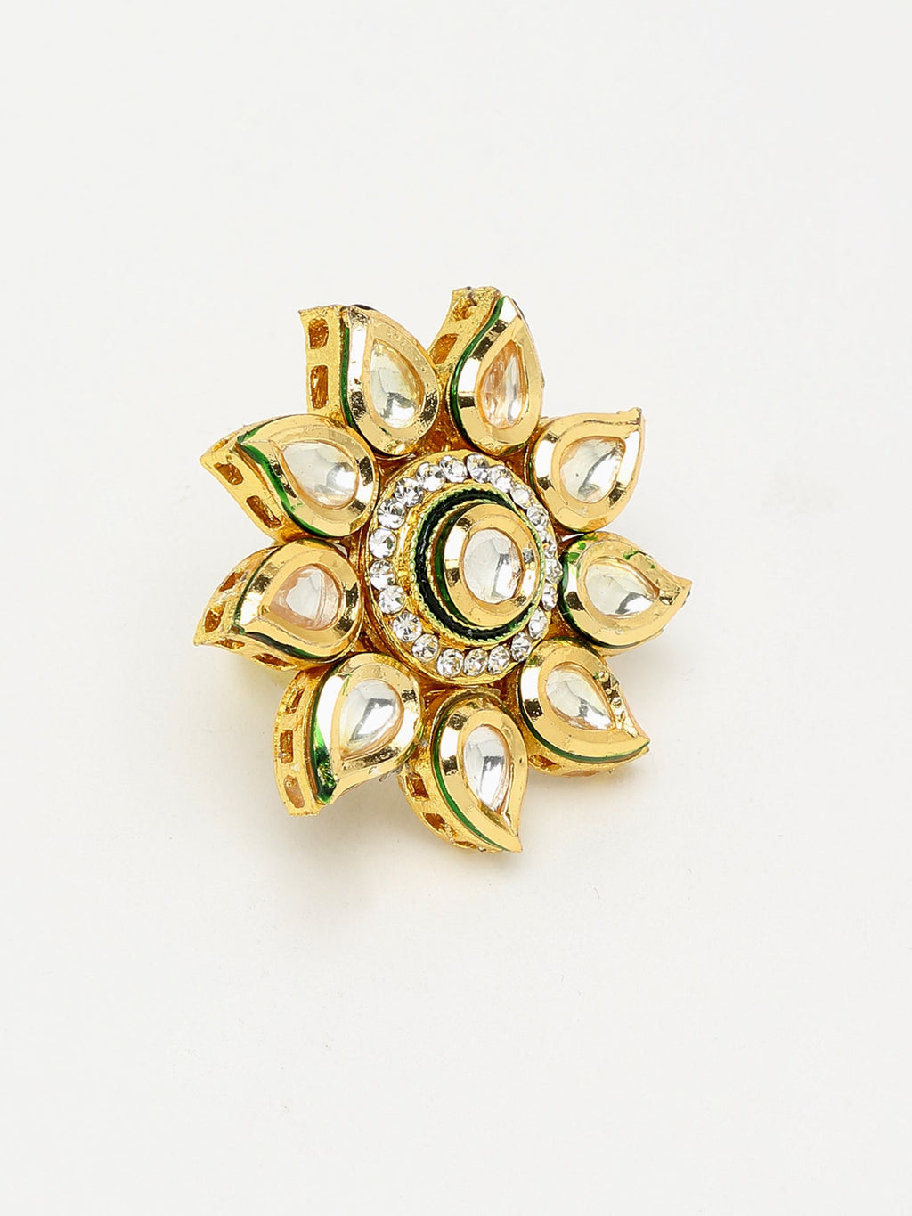 Kundan Ring - Ruby Raang - Distacart