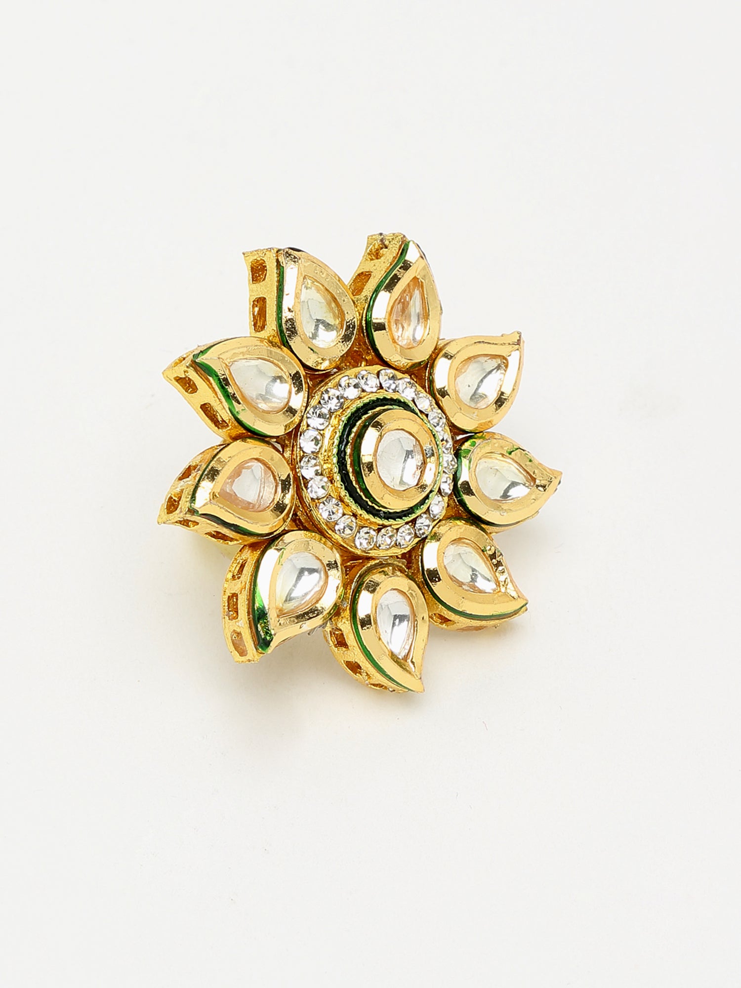 Kundan Ring - Ruby Raang - Distacart