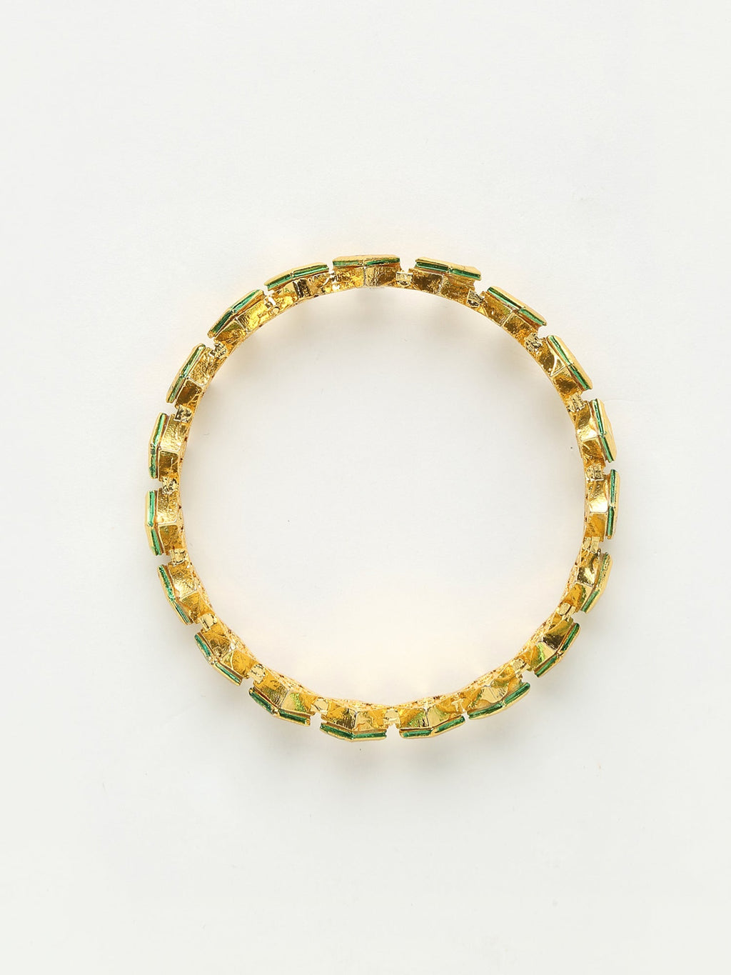 Kundan Bangles Set Of 2 - Ruby Raang - Distacart