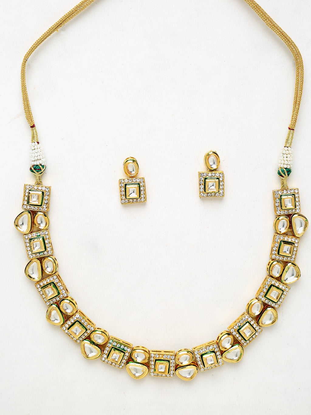 Kundan Choker With Studs - Ruby Raang - Distacart