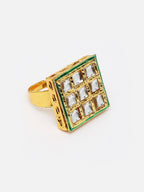 Kundan Ring - Ruby Raang - Distacart