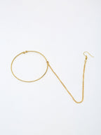 Golden Plated Nose Ring - Ruby Raang - Distacart